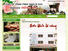 Tablet Screenshot of massagehongha.com